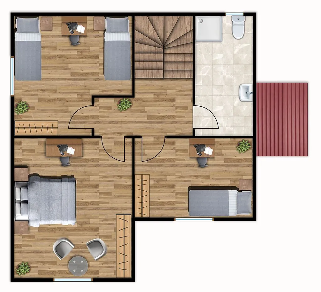 Anavarza 1. kat planı