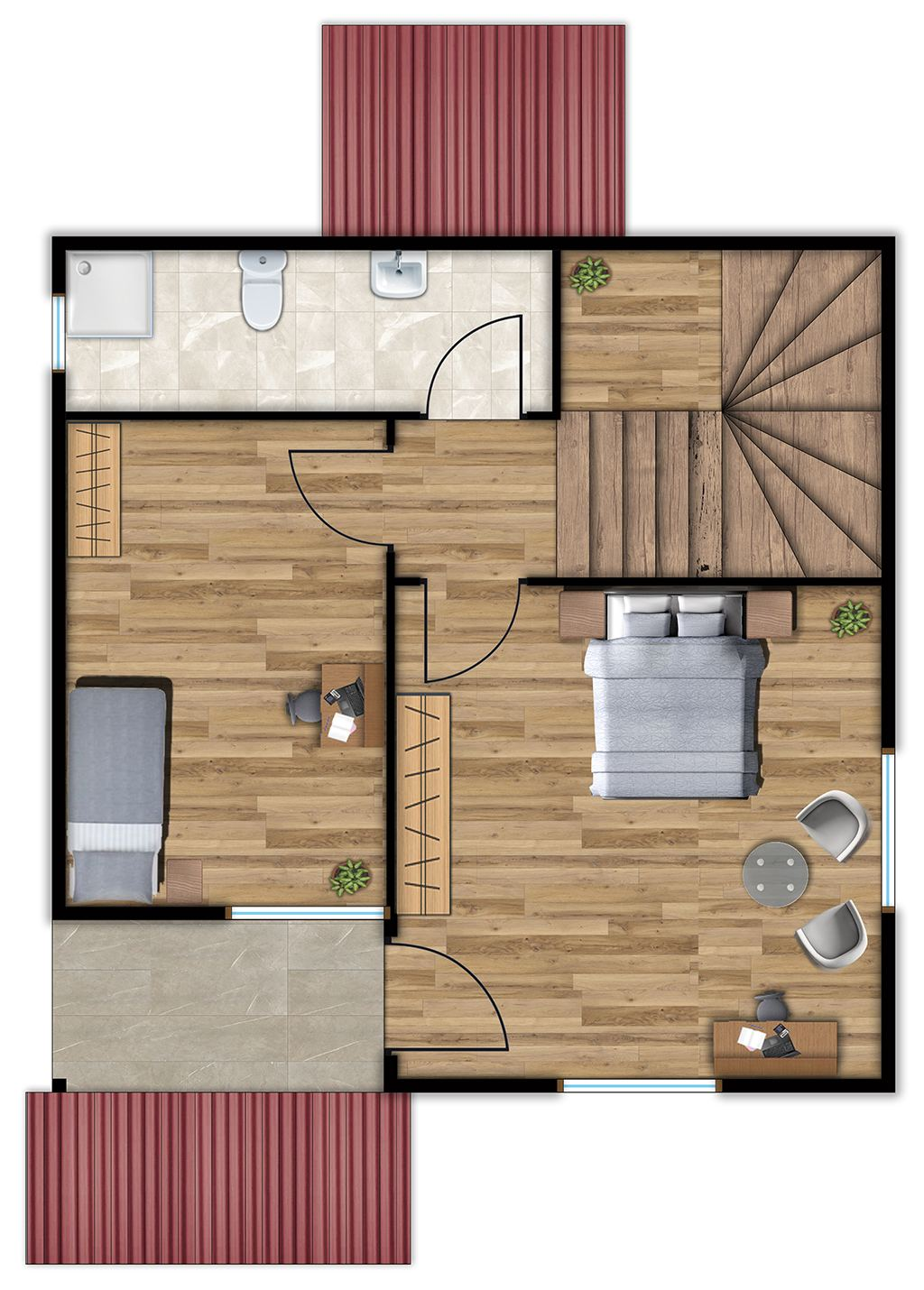 Sardis 1. kat planı